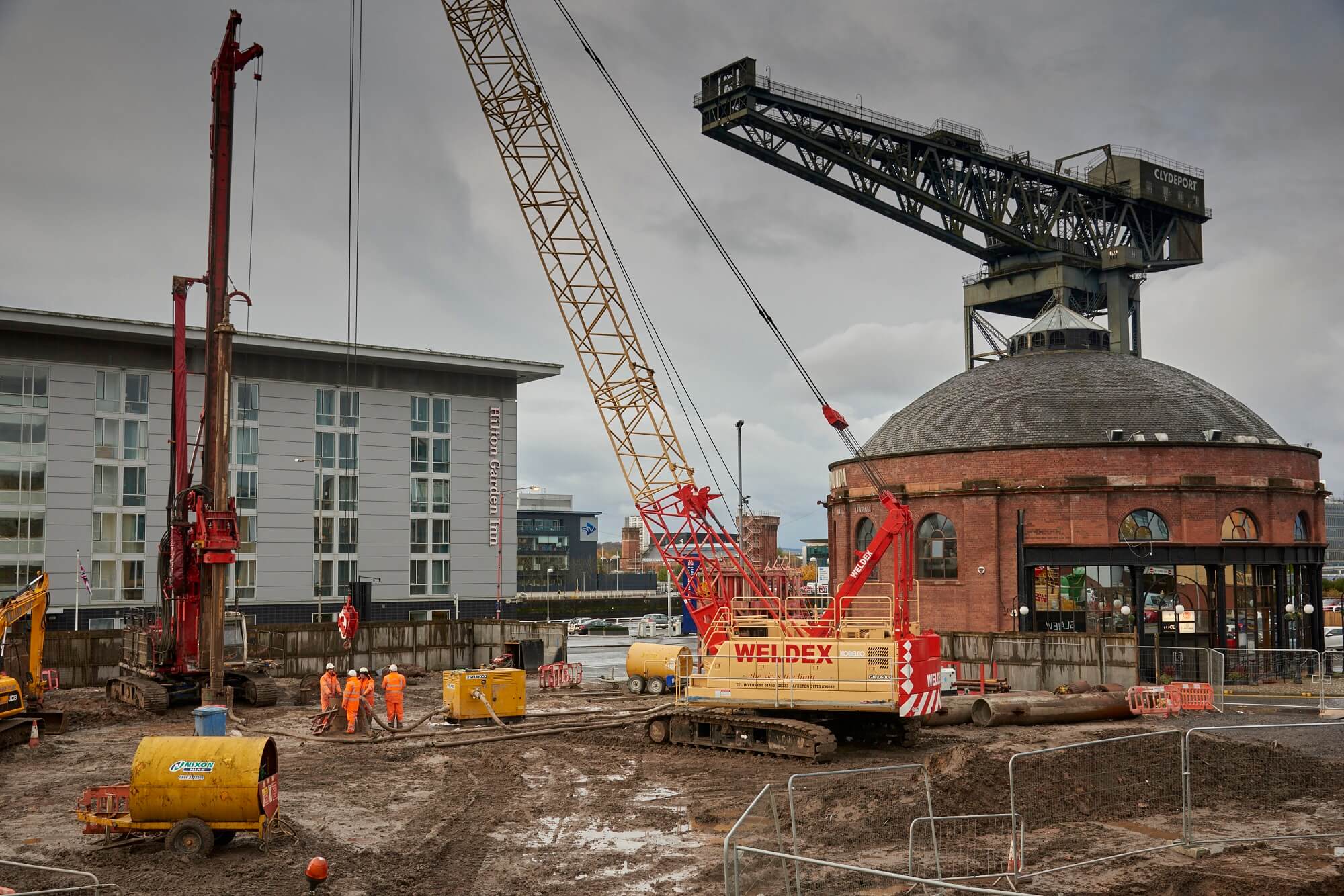 Foundations Solution - Radisson Red Hotel Glasgow - Large DIameter Auger LDA Piling (2)