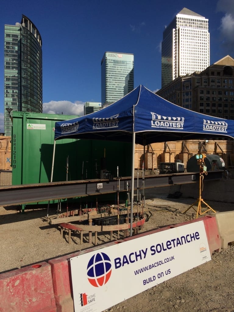 Insights – Retaining Wall – Secant Piled Wall LDA Piling – Spire London Test Piles Insights - Retaining Wall - Secant Piled Wall LDA Piling - Spire London UK Load Testing Record