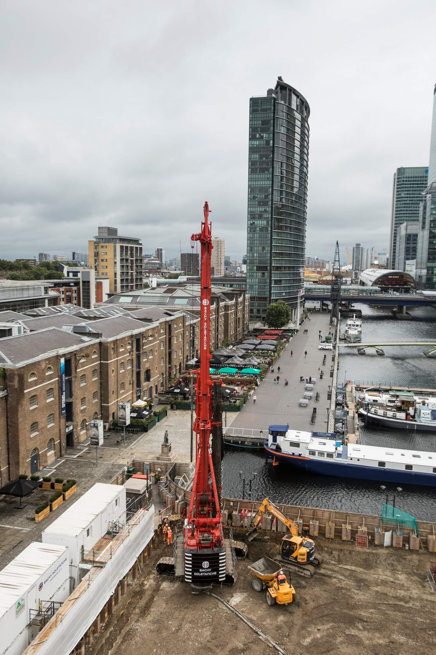 Retaining Wall Solution - Secant Retaining Wall LDA Piling - Spire London (8)