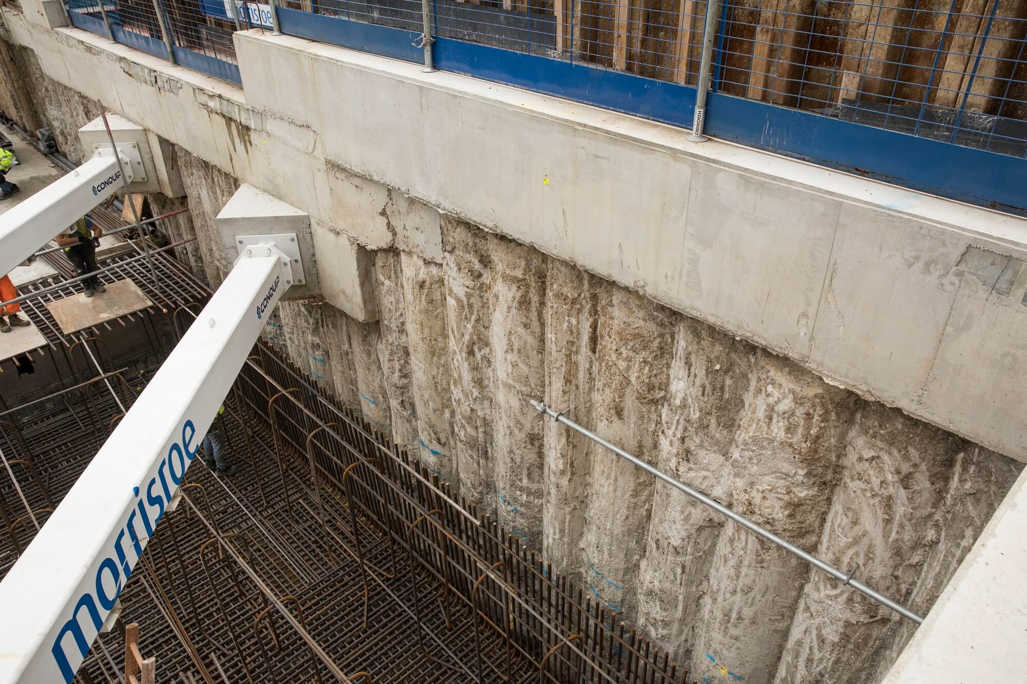Retaining Wall Solution - The Madison Canary Wharf Project - Secant Pile Wall Contiguous Pile Wall CFA Piles (1)