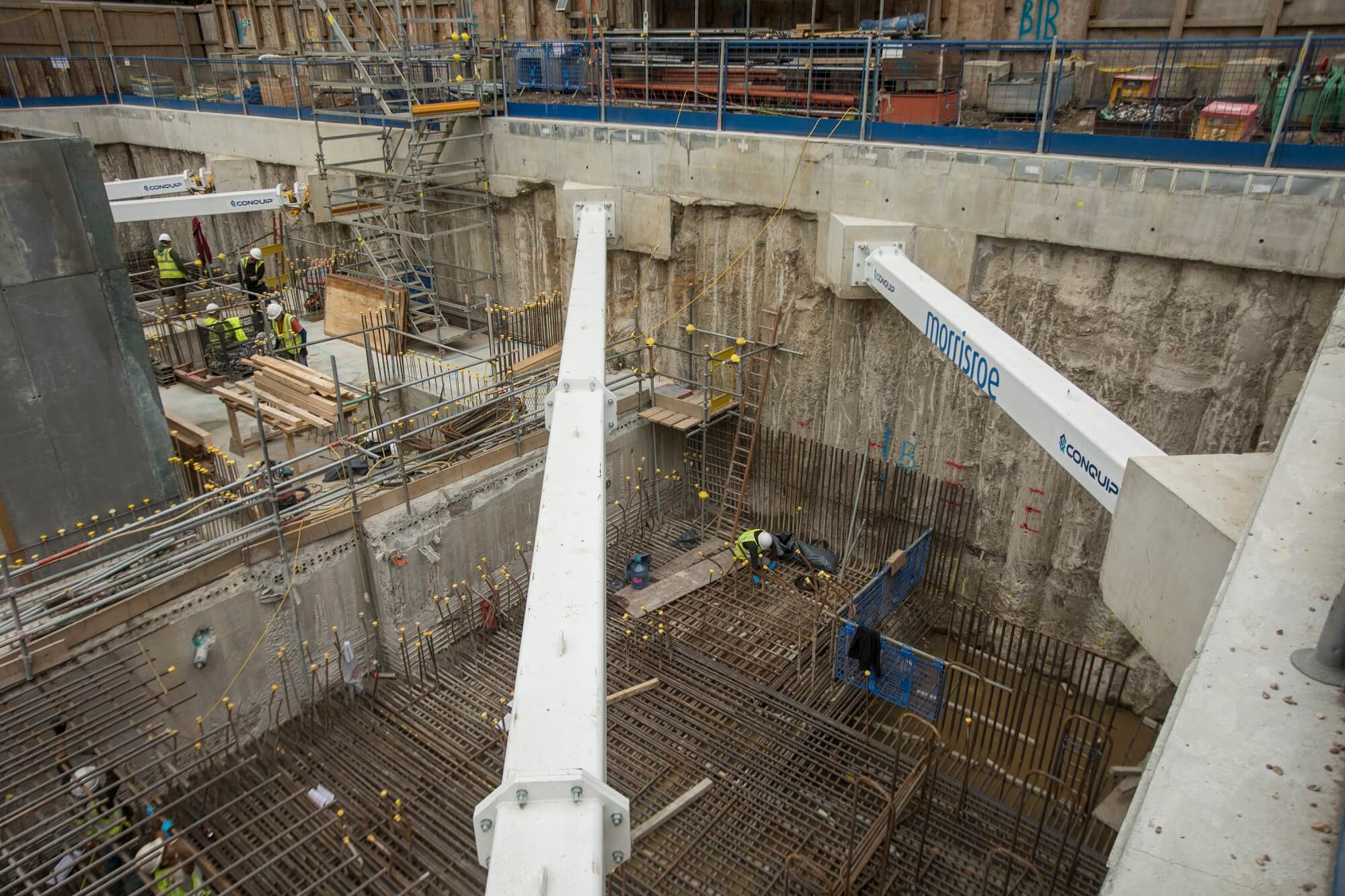 Retaining Wall Solution - The Madison Canary Wharf Project - Secant Pile Wall Contiguous Pile Wall CFA Piles (2)