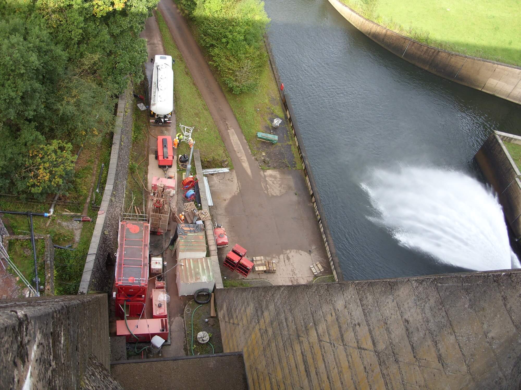 Grouting Solution - Rock Grouting -Wimbleball Dam (3)