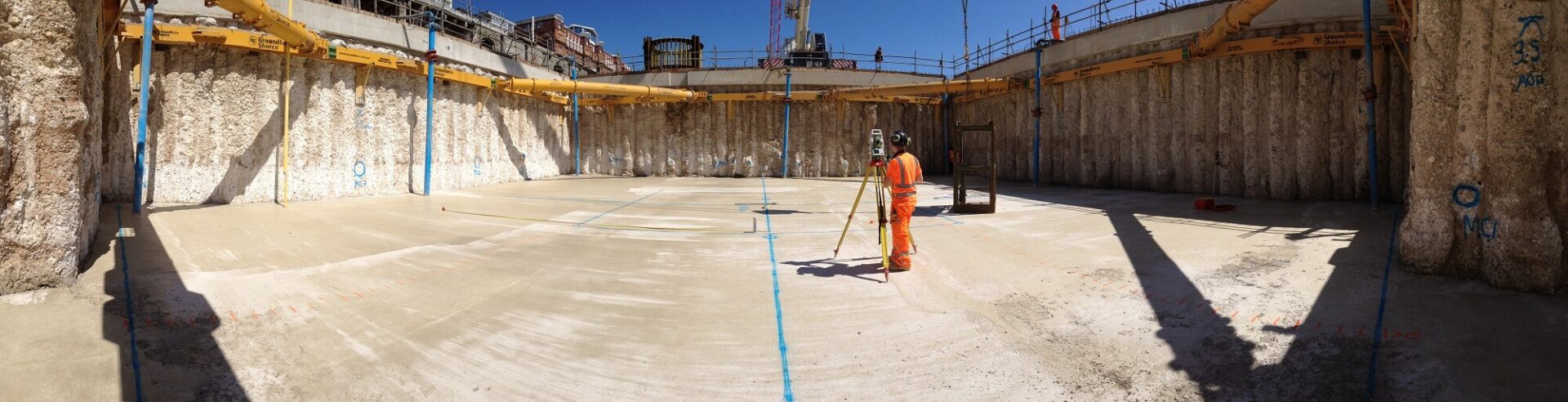 Retaining Wall Solution - BA i360 Tower Project - Secant CFA Wall site photo (8)