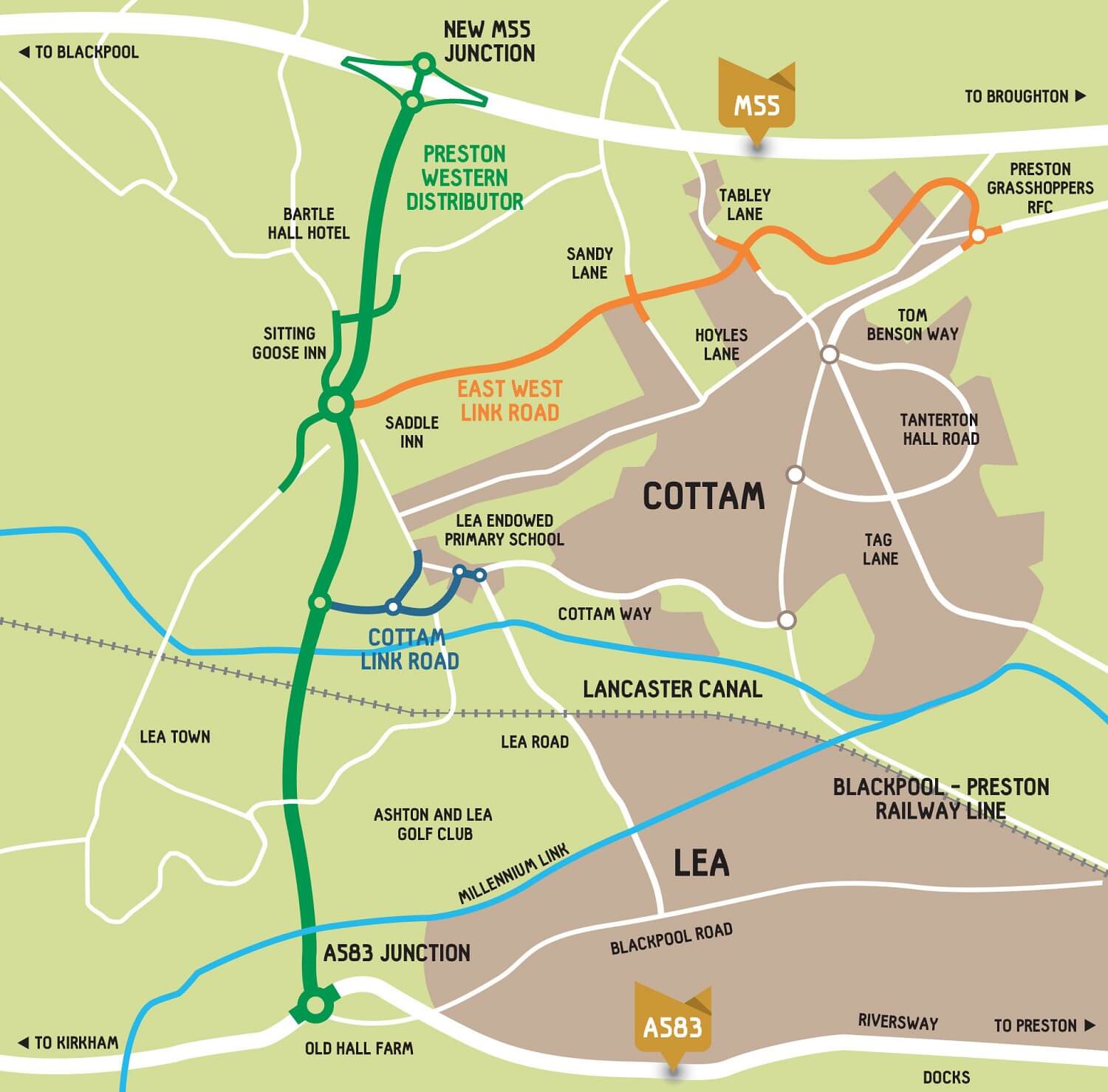 Insights - Bachy Soletanche to Deliver Foundations for the Preston Western Distributor Road - Preston Road Map