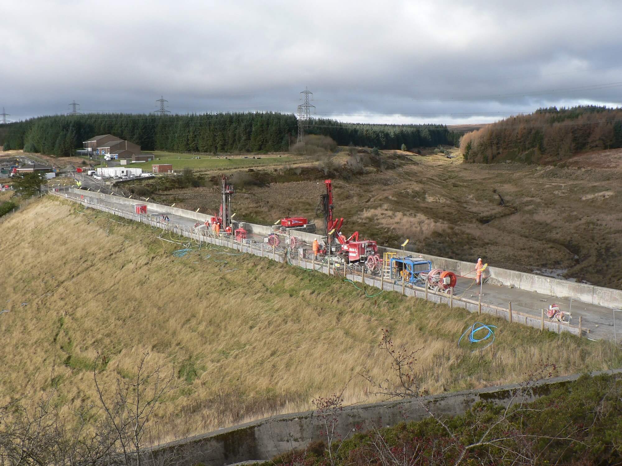 Environmental Solution - Lower Carno Dam Stabilisation - Slurry Cut Off Wall (5)