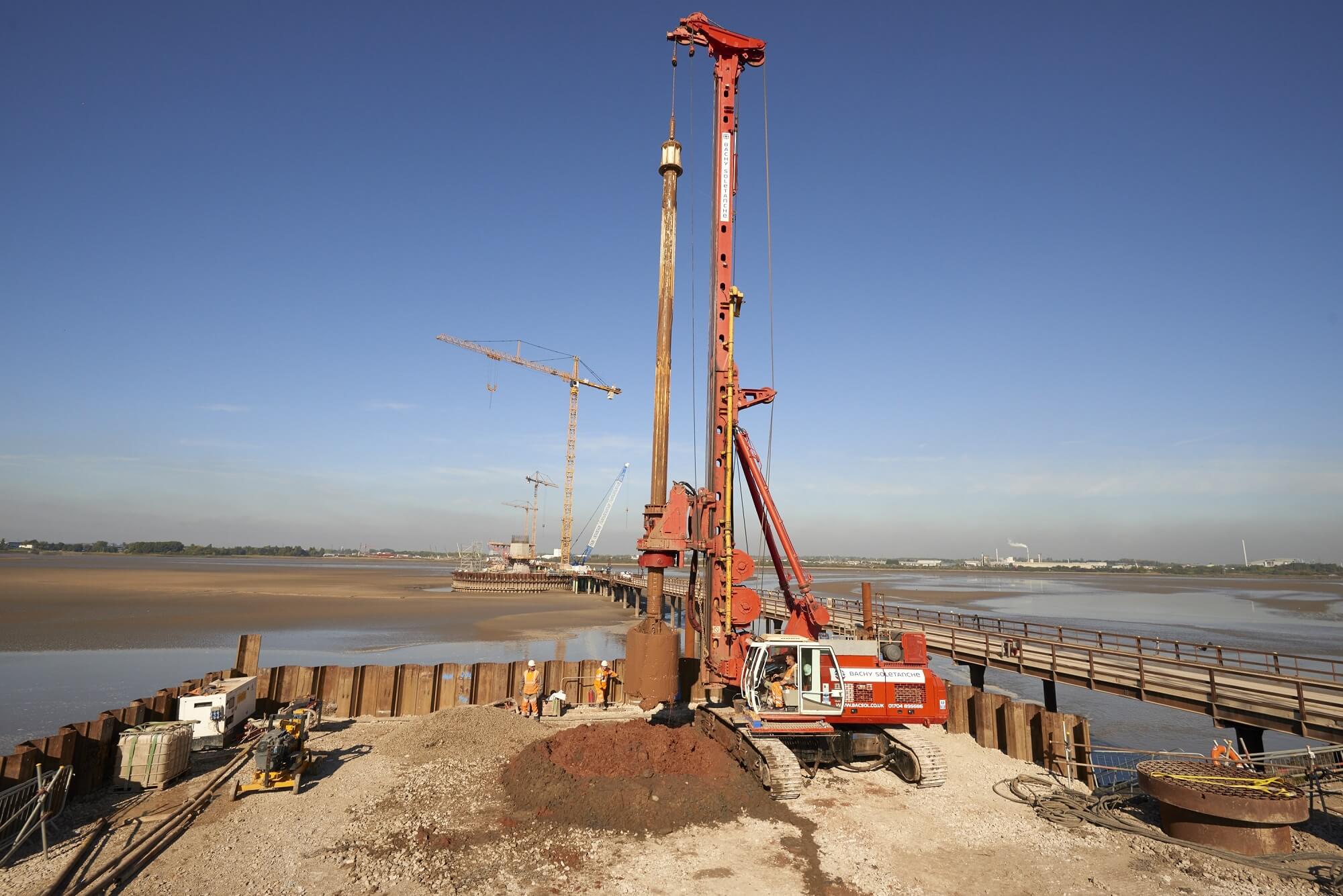 Foundations Retaining Wall Solution - Mersey Gateway Bridge - CFA LDA Secant Wall (2)