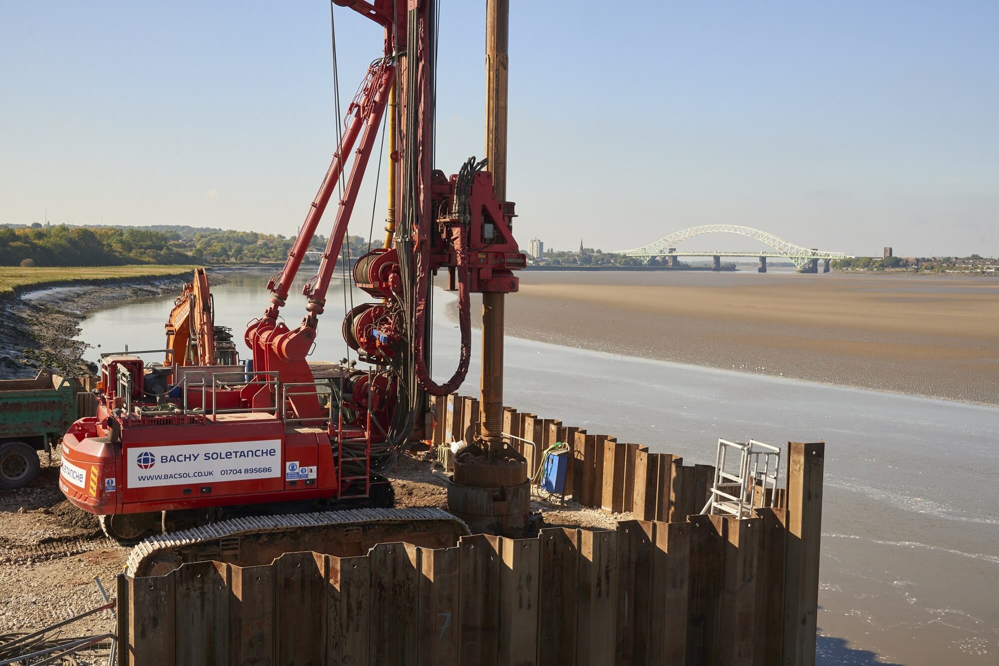 Foundations Retaining Wall Solution - Mersey Gateway Bridge - CFA LDA Secant Wall (4)