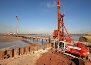 Foundations Retaining Wall Solution - Mersey Gateway Bridge - CFA LDA Secant Wall (9)