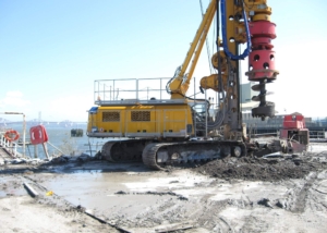 Retaining Wall Solution - Rosyth Dock Yard- Secant Wall (1)