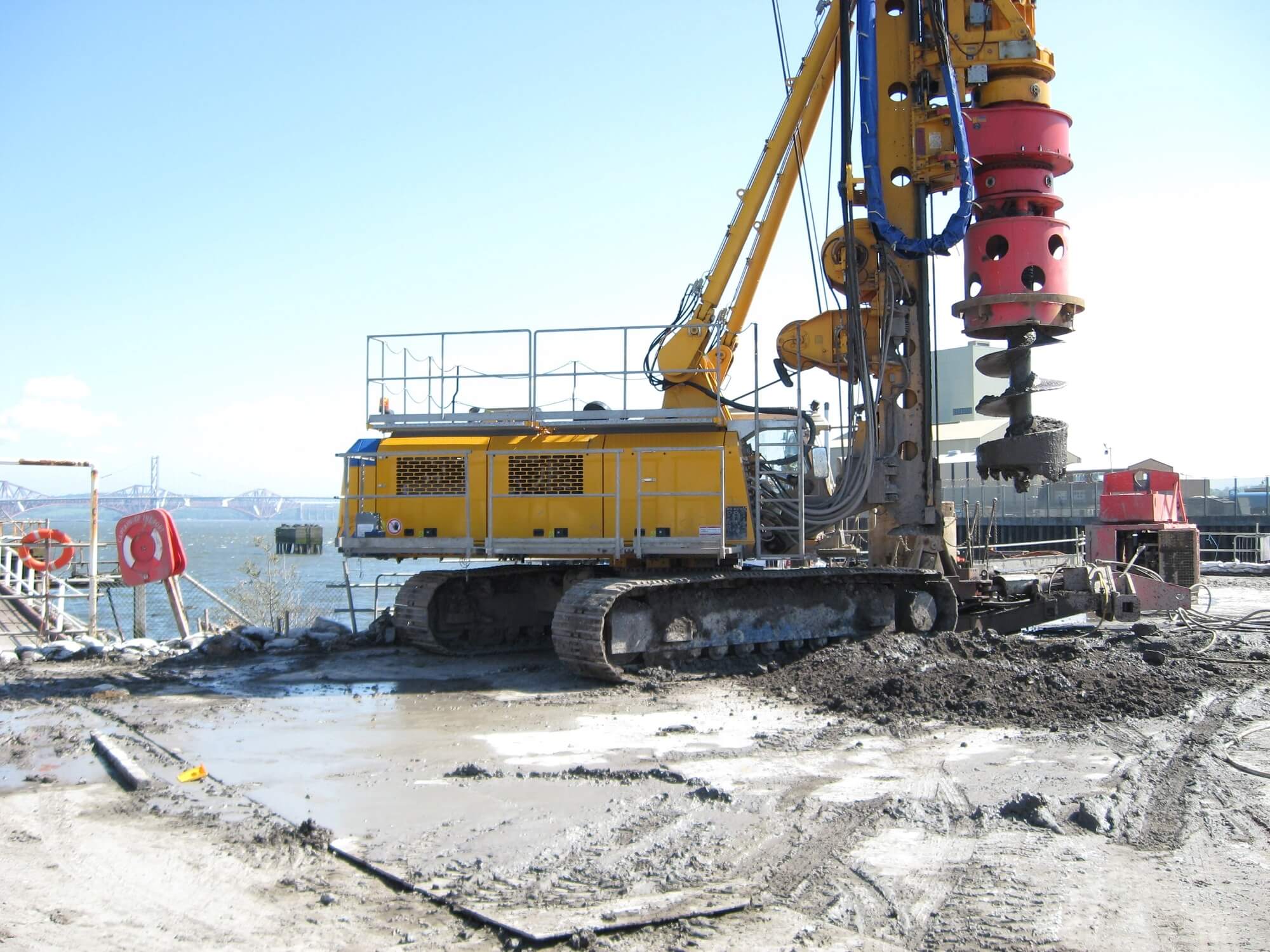 Retaining Wall Solution - Rosyth Dock Yard- Secant Wall (1)