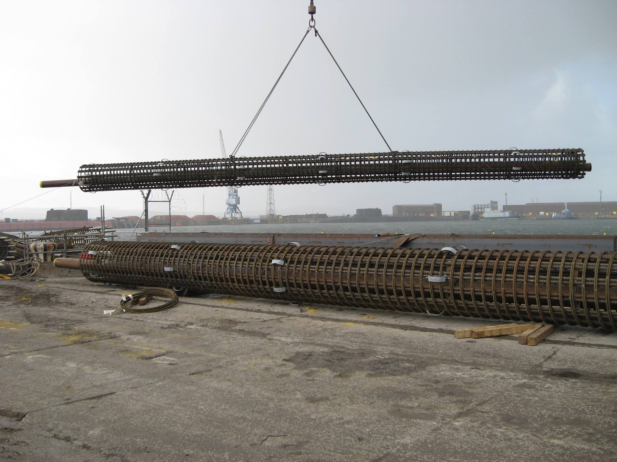 Retaining Wall Solution - Rosyth Dock Yard- Secant Wall (2)