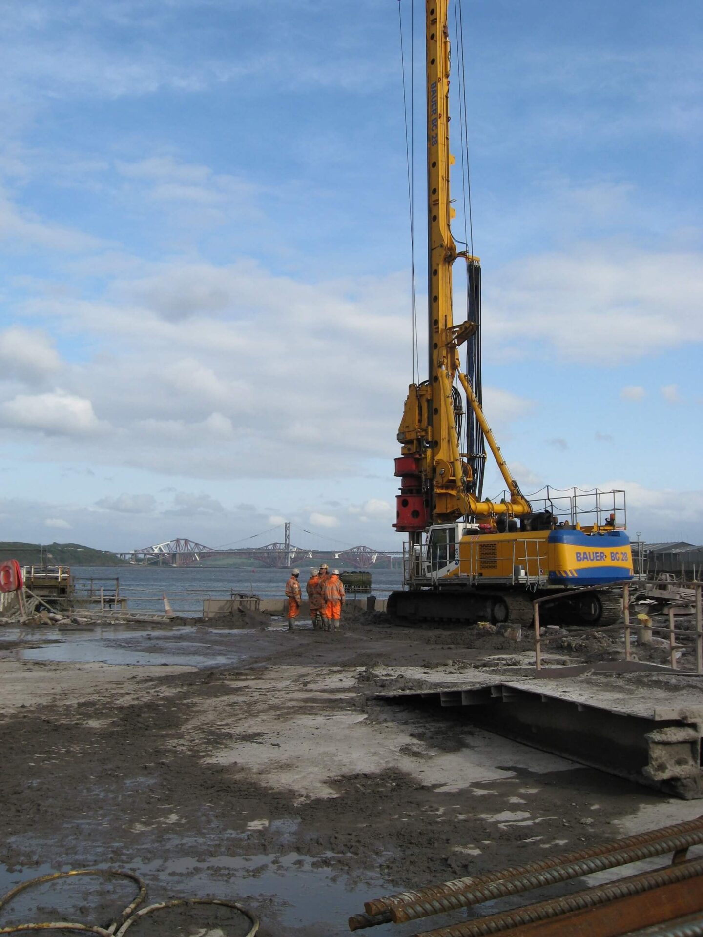 Retaining Wall Solution - Rosyth Dock Yard- Secant Wall (3)