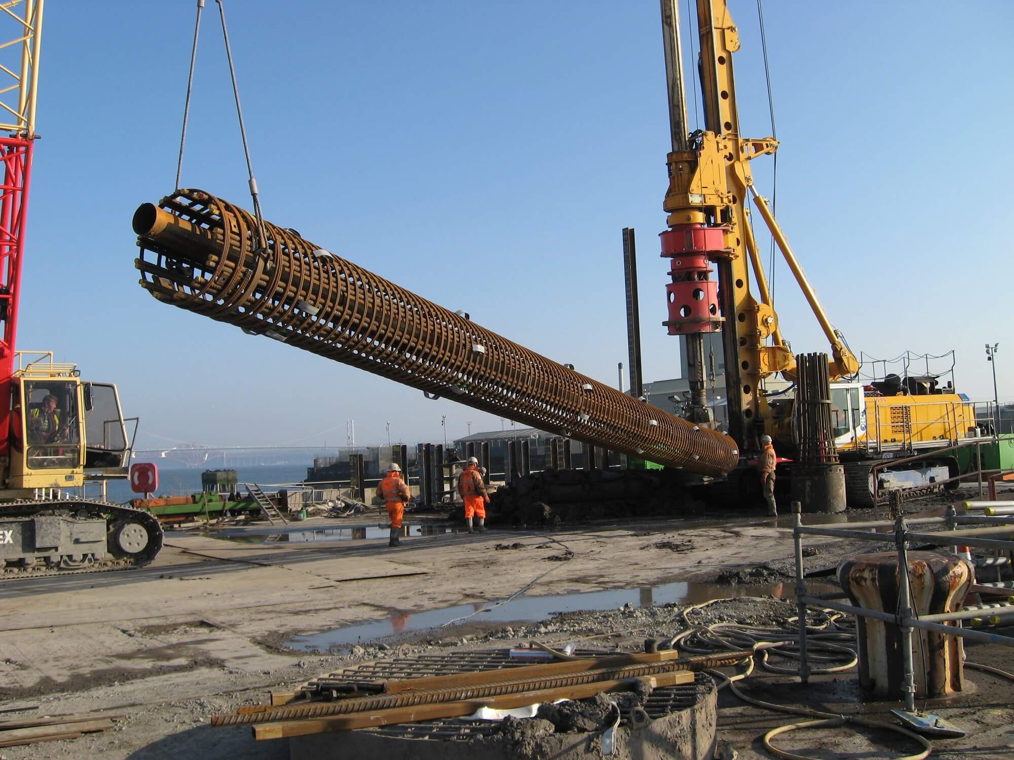 Retaining Wall Solution - Rosyth Dock Yard- Secant Wall (4)