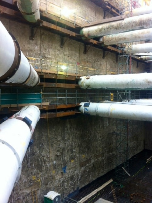 Retaining Wall Solution - Tottenham Court Road Station Project - Diaphragm Wall (2)