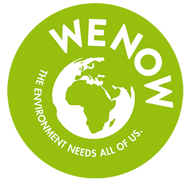 VINCI Environment Awards – WE NOW logo VINCI Environment Awards, We Now logo on green circle