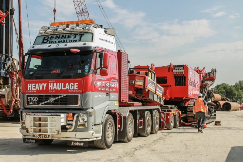 Ethos - Our Supply Chain - BG46 Rig Arriving in partnership with Chris Bennett Haulage (1)