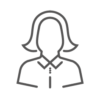 ethos section icons – woman icon ethos section icons - woman icon