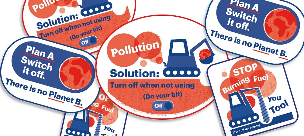 Plant Yard – Reducing Idling Emissions with Environmentaly Conscious Stickers Initiative Plant Yard - Reducing Idling Emissions and Environmental Impact with Stickers Initiative