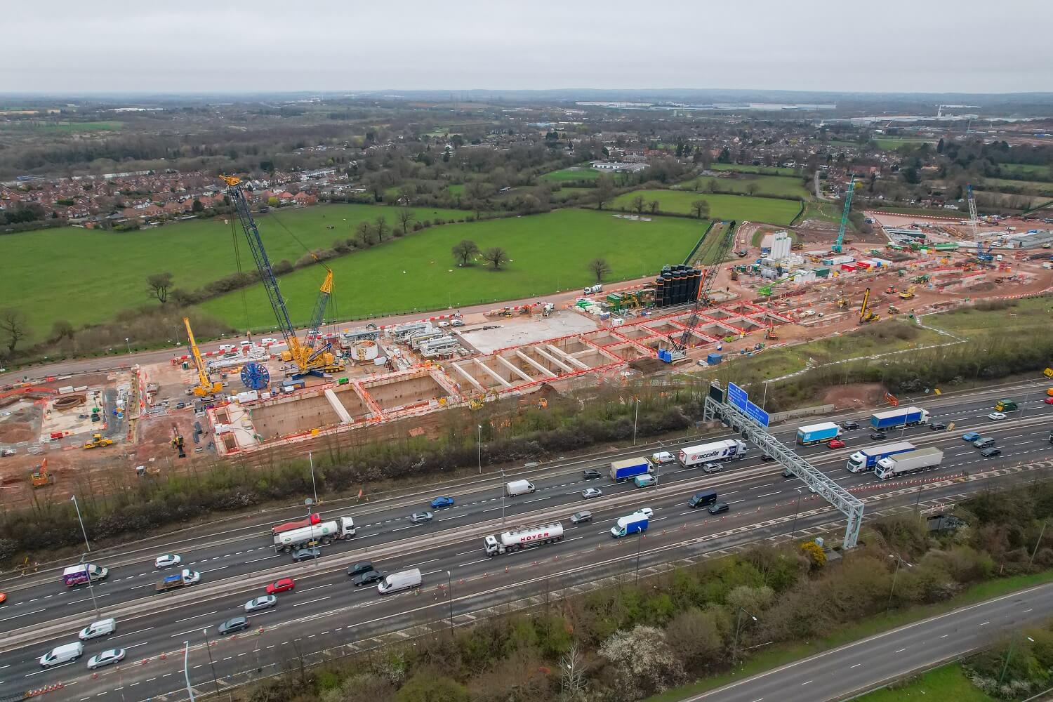 HS2 2023 six months progress - Bromford TBM Water Orton