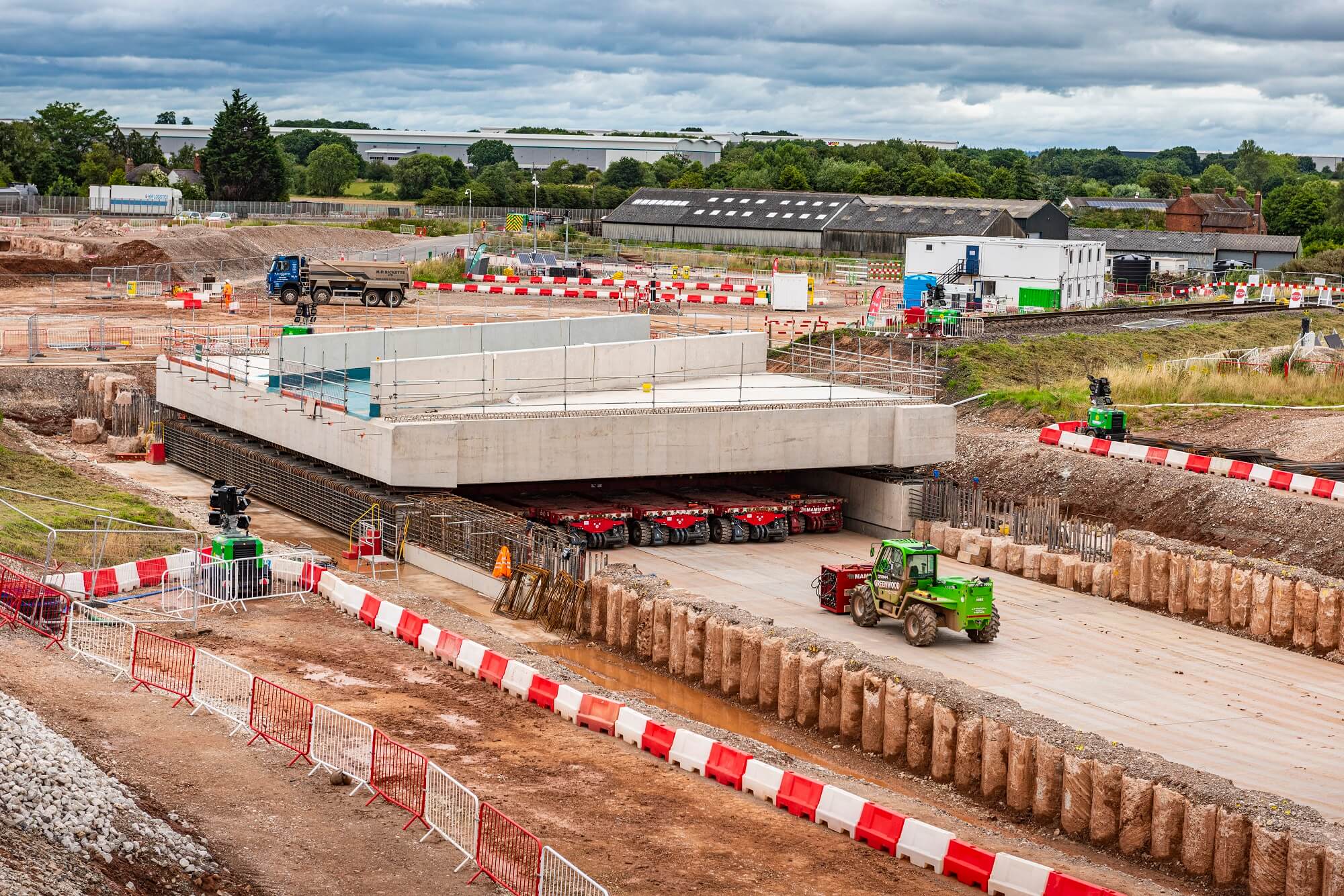 Piling completed ahead of schedule at HS2 Streethay Overbridge