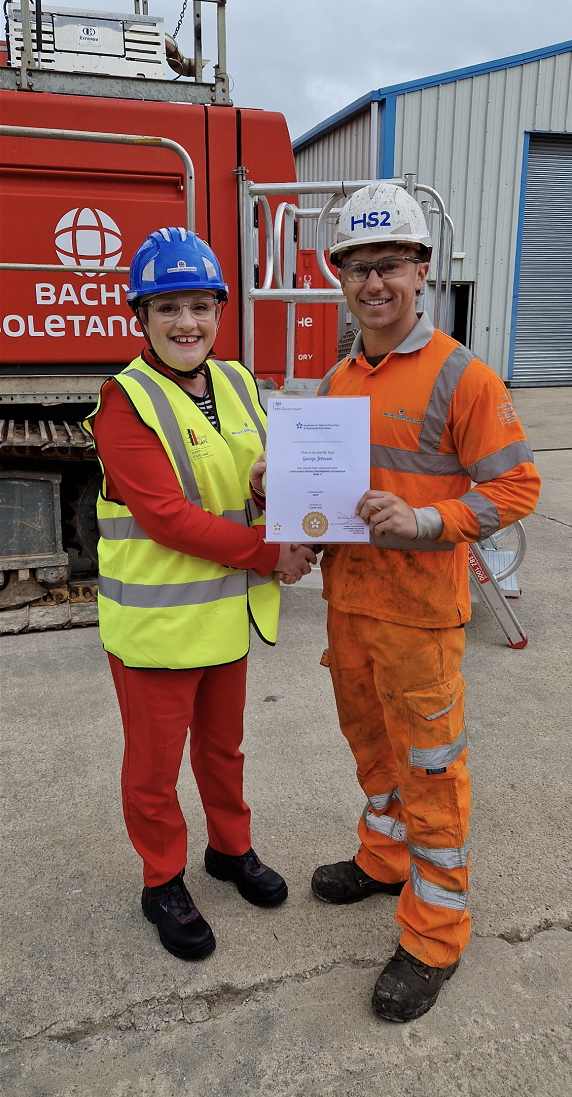 Insider Update George Johnson Apprenticeship certificate